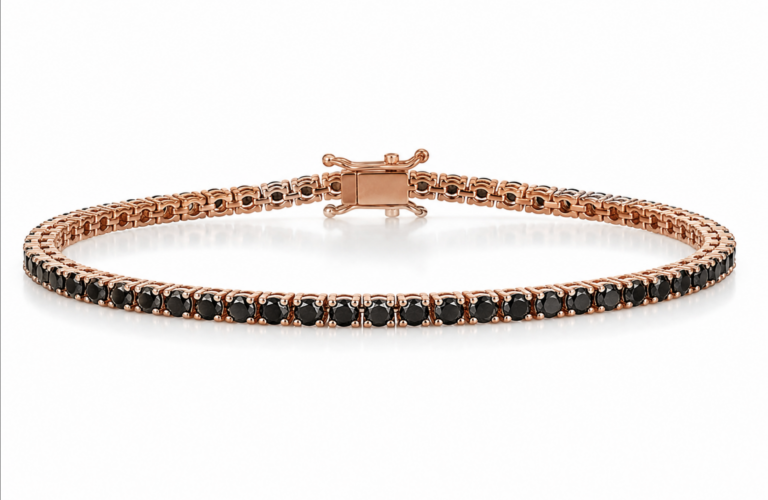 Black Diamond Tennis Bracelt