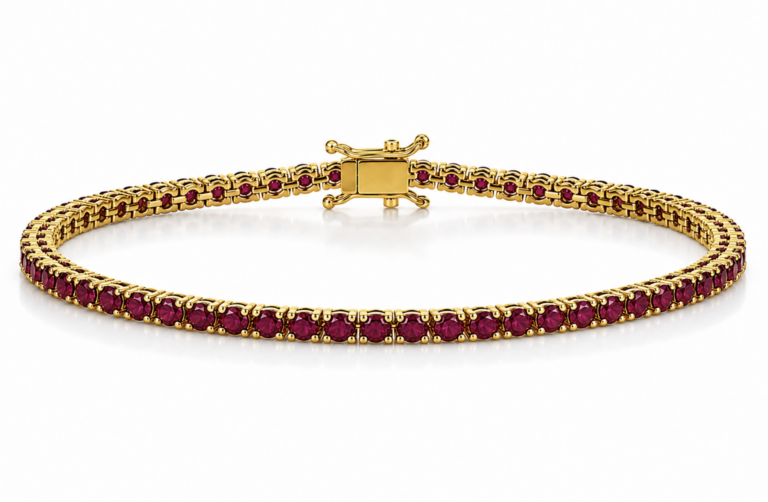 Ruby Tennis Bracelet